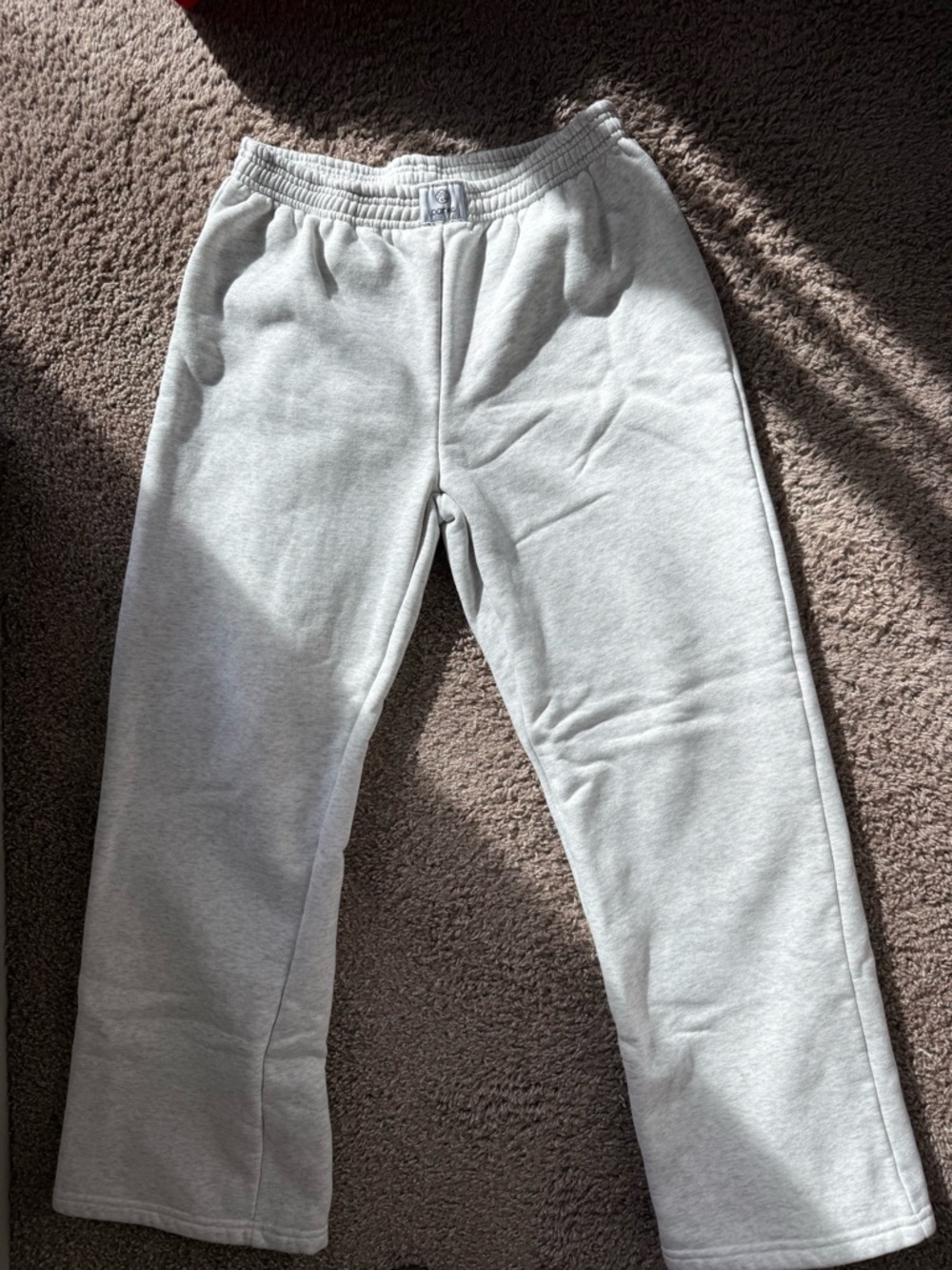 Women’s Cozy Light Gray Fleece Pajama Pants